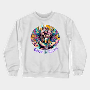 Psychedelic Swampfairy Easter Crewneck Sweatshirt